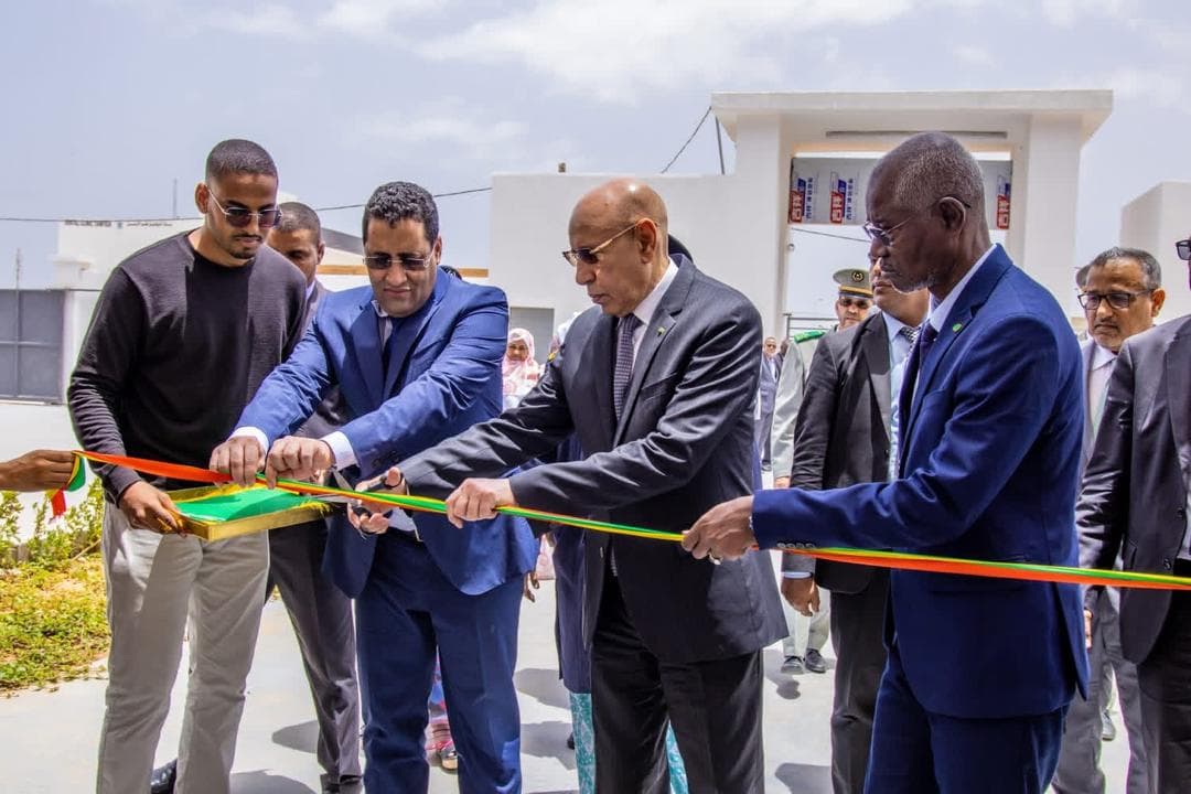 Cérémonie d'inauguration d'un ouvrage